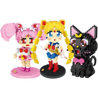 LOZ นาโนบล็อก XXL มีให้เลือก 3 แบบ Sailor moon, Chibi Usagi, แมวดำ (รหัส 9794, 9210-11)