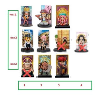 ฟิกเกอร์แท้ JP แมวทอง Banpresto ONE PIECE card stand Figure whitebeard Jozu Bonney Perona Boa Brook