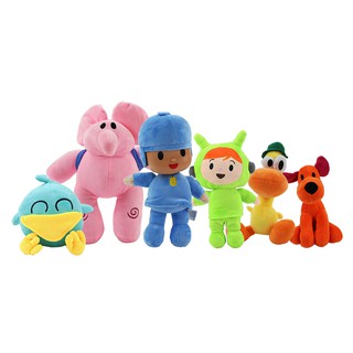 ตุ๊กตายัดนุ่น Pocoyo Elly Pato Loula Nina Sleepy birds ขนาด 12 ซม. - 28 ซม. ของเล่นสําหรับเด็ก