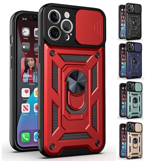 Samsung S21 Plus S21 Ultra A02S A12 A32 A52 Case Armor Cover Protect Camera ring Bracket Stand Casing