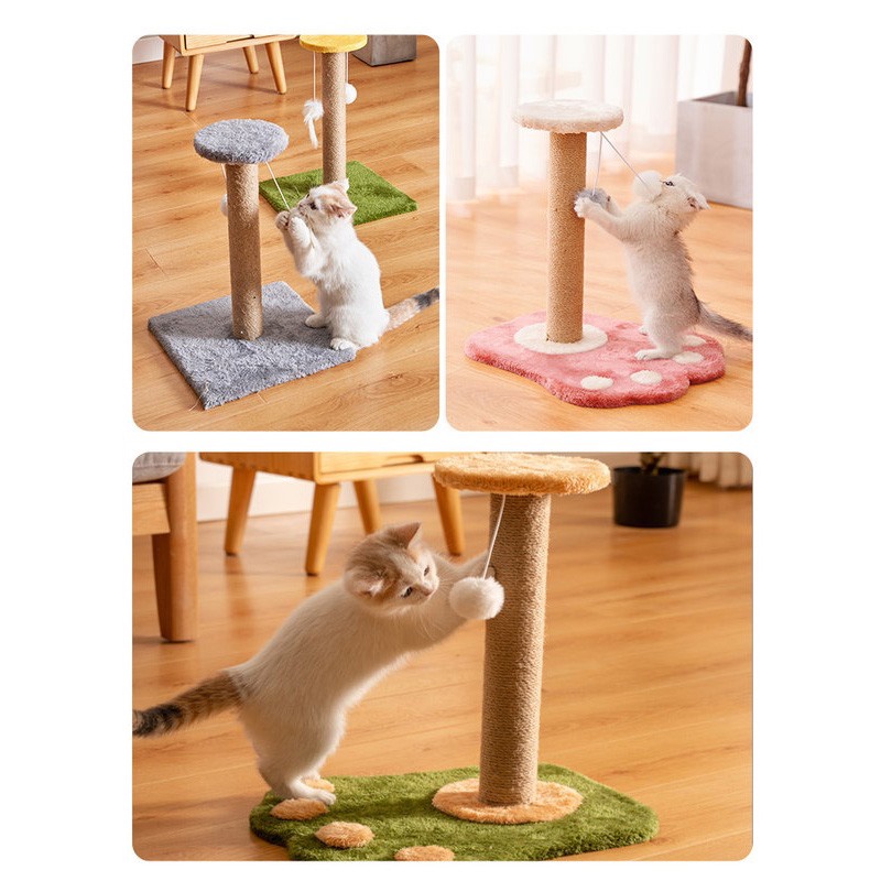 Small Cat Climbing Fun Relieve Boredom Tree House Cat Cat Scratchers