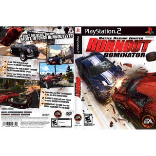 แผ่นเกม PS2 (รับประกัน) Burnaout Dominator