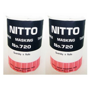 NITTO เทปกาว ขนาด 18 มม. x 18 ม. N0.720 2 แพ็ค 10ม้วน