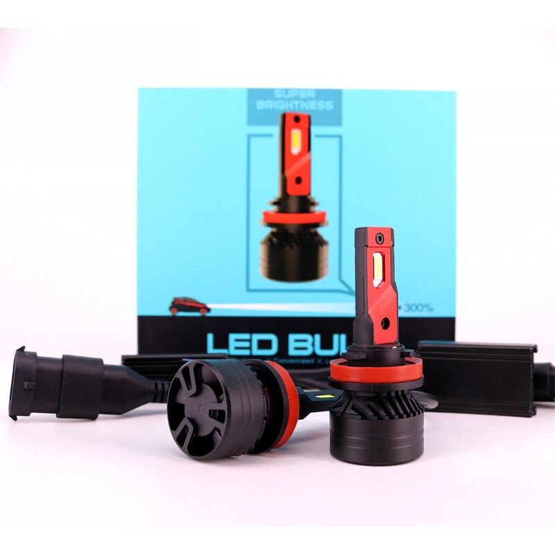 fd_24hr หลอดไฟหน้าLED รุ่น F3 จำนวน1คู่ 12V & 24V สว่างถึง 20000lm มีขั้วให้เลือก H1 H4 H7 H11 HB3/9