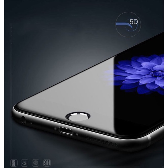 ฟิล์มกระจกเต็มจอ ขอบมลช้าง สำหรับ ไอโฟน 6 6Plus 7 7Plus 8 8Plus X XS Temperedglass #4