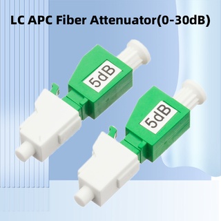 5PCS LC/APC Fiber Attenuator(0-30dB) Option Optical Female to Male Adapter FTTH Fiber Coupler 1310/1550Wavelenght