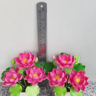 ดอกบัว ไหว้พระขนาด 6.5 นิ้ว **ราคาต่อคู่**