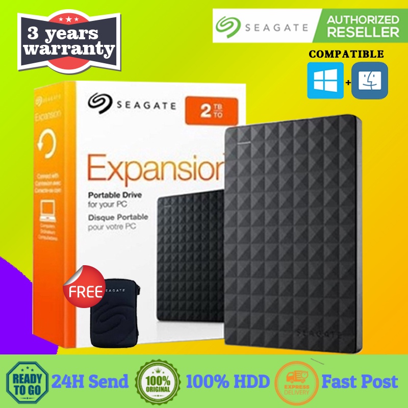 Local  Seagate 2TB 1TB Expansion Hardisk External