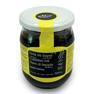 หมึกดำสำหรับปรุงอาหาร 500G/BOTTLE "NORTINDAL" CUTTLEFISH INK