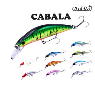 เหยื่อปลอม เหยื่อแคส WEEBASS CABALA 105mm. น้ำหนัก 41 กรัม