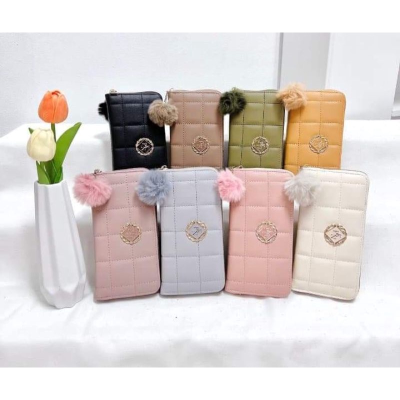 กระเป๋าใส่เงินเเบรนด์pnkใบยาว