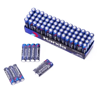 ถ่าน AA ถ่าน AAA 1.5V ปลอดสารตะกั่ว ปลอดภัย HANDA 0.00% MECURY CADMIUM ถ่านทดสอบ (1แพ็ค/60ก้อน)