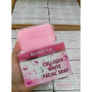 Romina Collagen white Facial soap สบู่โรมีน่า คอลลาเจน