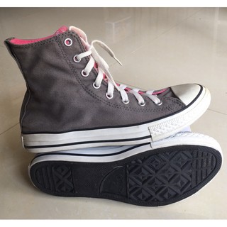 รองเท้าผ้าใบหุ้มข้อ Converse แบรนด์แท้มือสอง ไซส์ 36 ยาว 22 ซม.