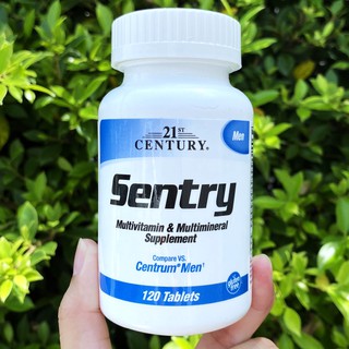 77% OFF EXP:05/23 วิตามินรวม สำหรับผู้ชาย Sentry Men Multivitamin &amp; Multimineral Supplement 120 Tablets (21st Century®)