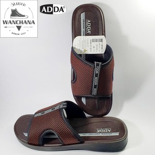 รองเท้า ADDA รองเท้าแตะสวมหน้าผ้าพื้นpu 7J05 (ไซส์39-45)
