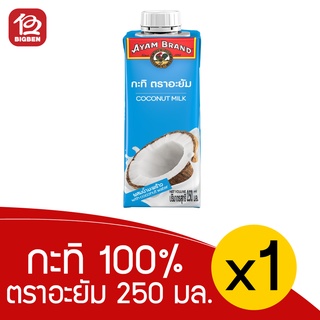 [1ขวด]Ayam อะยัมกะทิ ผสมน้ำมะพร้าว 250มล.