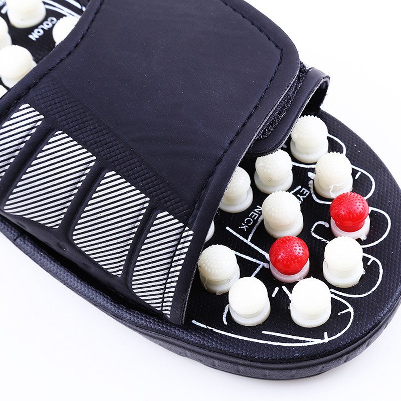 รองเท้านวดสำหรับผู้ชาย Men Massage Sandals Rotating Foot Massager Shoes