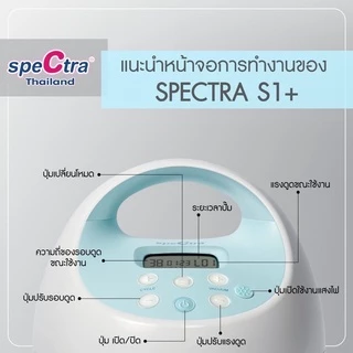 🩵เครื่องใหม่ 2026 🍊รุ่นยอดนิยม เครื่องปั๊มนม Spectra S1 Plus + ของแถม รับประกัน1ปี