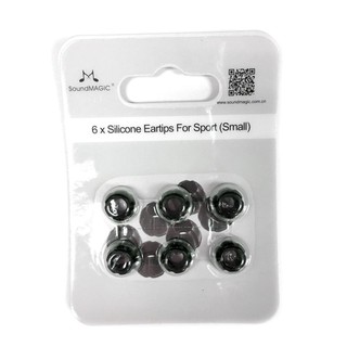 SoundMAGIC จุกหูฟัง Silicone Eartips รุ่น For Sport ขนาดเล็ก สีดำ