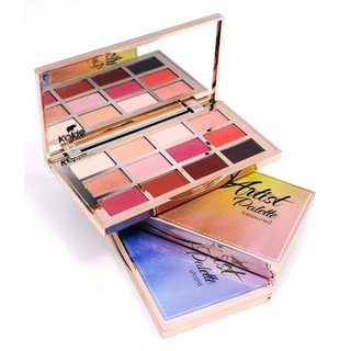 SALE KOKIE PEACHY QUEEN ARTISH EYESHADOW PALETTE พาเลท อายแชโดว์ ทาตา โทนพีช โคคี่ สินค้านำเข้า เครื่องสำอาง makeup