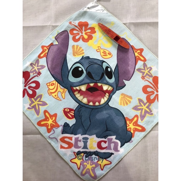 [Stitch] ผ้าเช็ดหน้าลาย Stitch