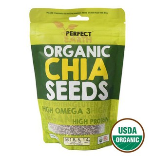 Perfect Earth Organic Chia Seeds 225g  เพอร์เฟคเอิร์ ธ เมล็ดเจียออร์แกนิค 225 กรัม