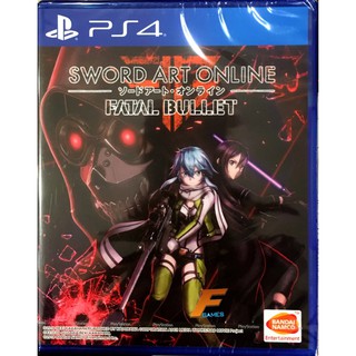 PS4 Sword Art Online Fatal Bullet ( Zone 3 / Asia )( English ) แผ่นเกม ของแท้ มือ1 มือหนึ่ง ของใหม่ ในซีล แผ่นเกมส์