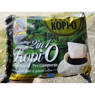 Penang Kopi-O 2in1 กาแฟดำสำเร็จรูป โกปี โอเลี้ยง