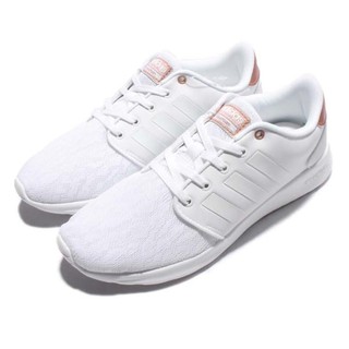 Adidas รองเท้าลำลอง Cloudfoam QT Racer สี WHITE COPPER