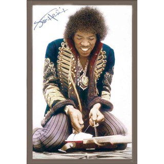 โปสเตอร์ Jimi Hendrix จิมิ เฮนดริกซ์ วง ดนตรี รูป ภาพ ติดผนัง สวยๆ poster 34.5 x 23.5 นิ้ว (88 x 60 ซม.โดยประมาณ)