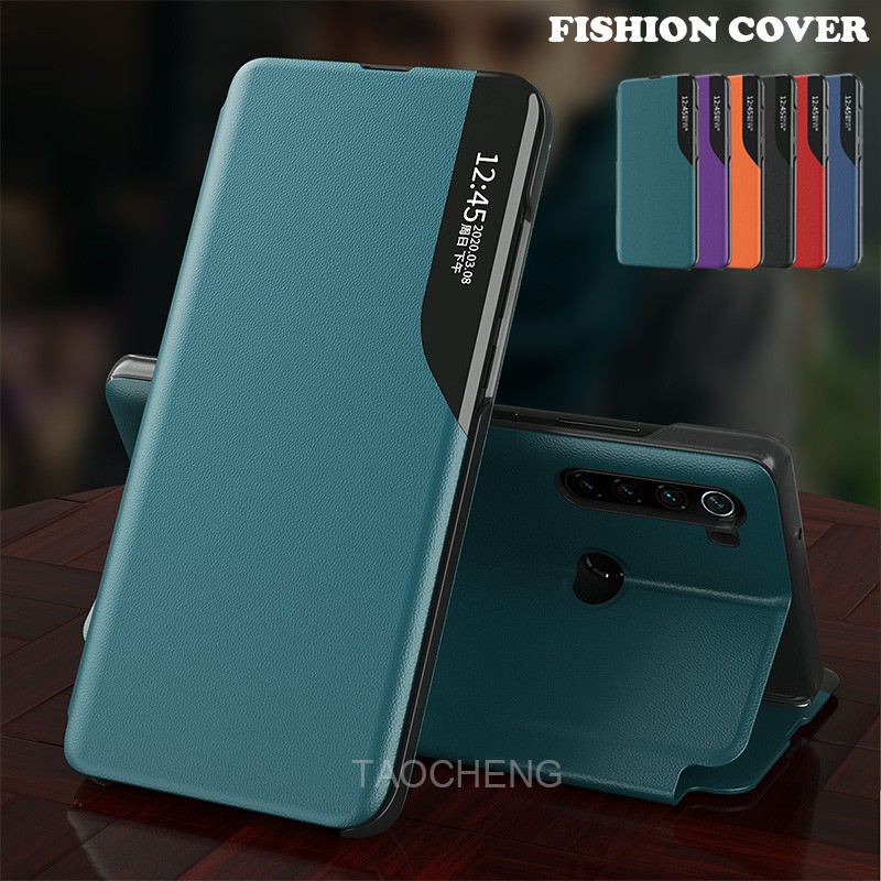 Xiaomi Redmi Note 8 8t Note8 Note8t Phone Case Magnetic Adsorption Smart Auto Sleep Mirror