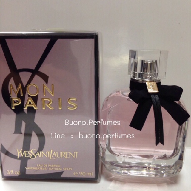 Yves Saint Laurent MON PARIS  EDP 90 ml.  Original/กล่องซีล