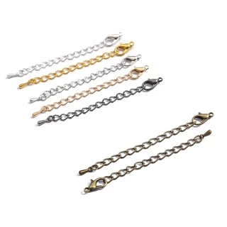 ตะขอเชื่อมต่อเครื่องประดับสร้อยข้อมือสร้อยคอ Diy 55 มม . 10 ชิ้น / ล็อต