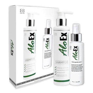 AloEx Hair Regrowth Set (Shampoo 200ml + Serum 120ml) 2pcs   (8857124254039)