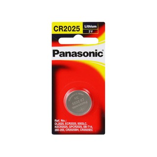 ถ่านเม็ดกระดุม PANASONIC CR-2025PT/1B BUTTON ALKALINE PANASONIC CR-2025PT/1B