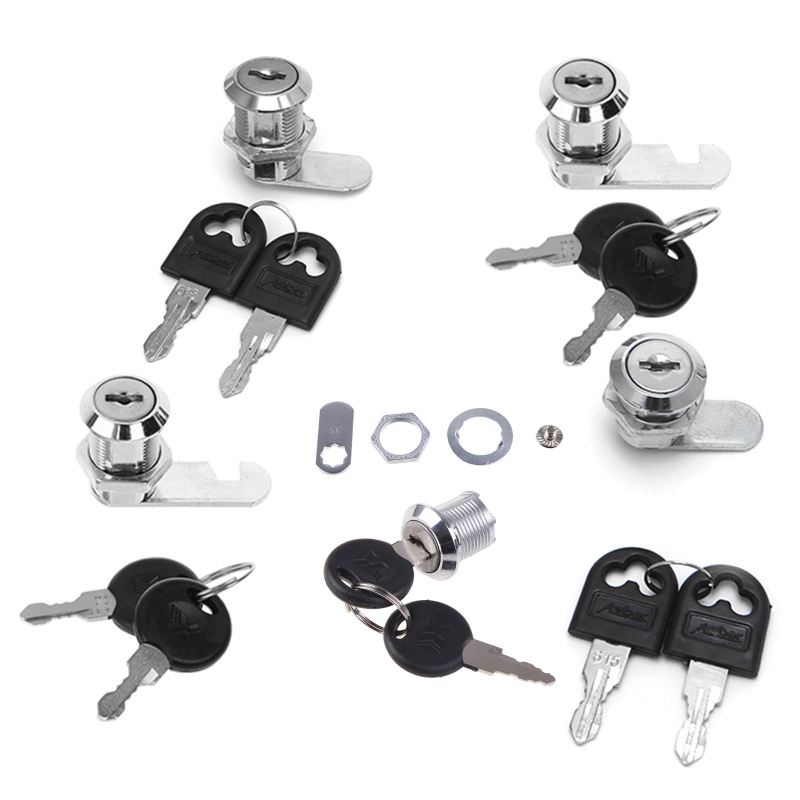 FA 10-30 มม.Cam Lock Filing ตู้โพสต์กล่องจดหมายลิ้นชักตู้ Locker 2 สําหรับ Key