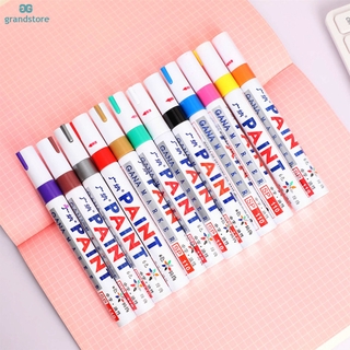 Gs ปากกามาร์กเกอร์สีขาวสําหรับใช้ในการเพ้นท์สีรถยนต์