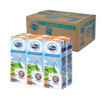 FOREMOST LOW FAT โฟร์โมสต์ รสจืด พร่องมันเนย ขนาด 225ml/กล่อง ยกลัง 36กล่อง (6กล่องx6แพ็ค) นมยูเอชที UHT Milk