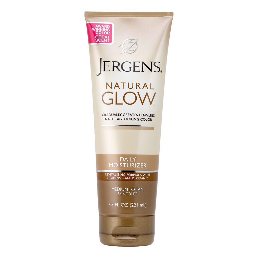 Jergens Natural Glow Daily Moisturizer 7.5 oz (221 ml) โลชั่นปรับผิวแทนอย่างเป็นธรรมชาติ