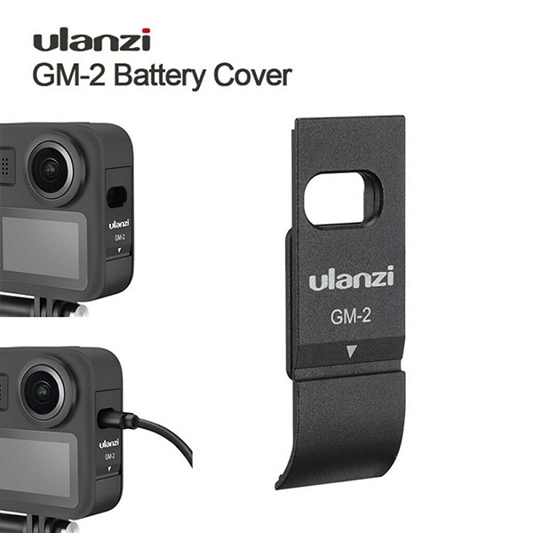 Gopro Max Ulanzi Gm 2 Battery Removable Charging Port Cover Filter ฝาป ดข างแบตเตอร Shopee Thailand
