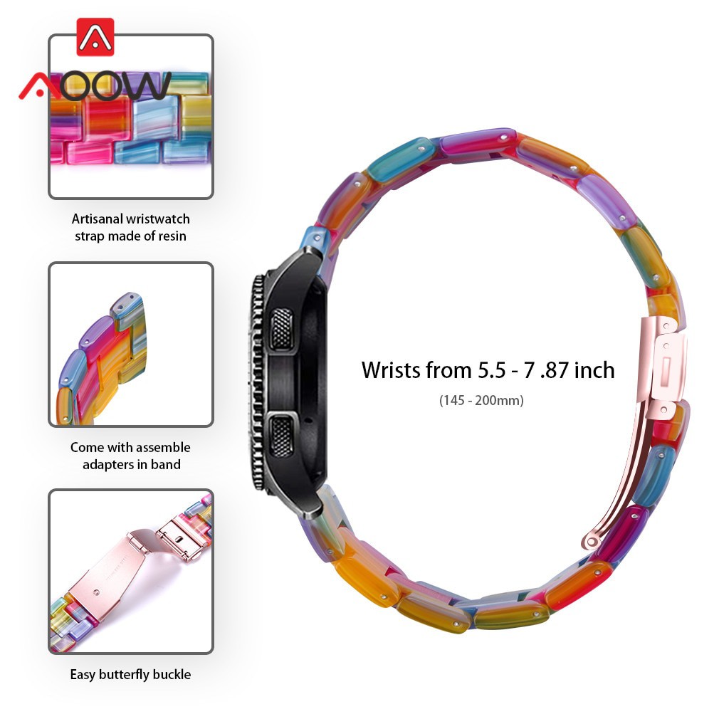🇹🇭สายนาฬิกา 20 mm Garmin Vivoactive 3 Forerunner 645 245 55 venu SQ Coros Pace2 APEX 42mm Samsung Active 2 Active 3 41mm