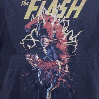 เสื้อยืดมือสอง Usa Vintage การ์ตูนค่าย Dc เก่า The Flash Size S.อก18.5/ยาว26.5