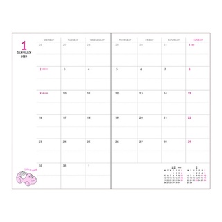 Barbapapa diary 2023 เล่มบาง size 21×13 cm | Shopee Thailand