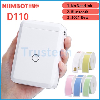 แหล่งขายและราคาNiimbot D110 Jingchen ป้ายฉลากเครื่องพิมพ์ไร้สายสําหรับเครื่องพิมพ์ Barcodes Name Printerอาจถูกใจคุณ