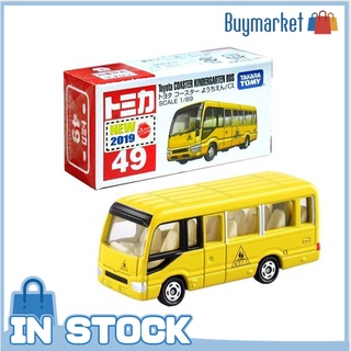 [ต้นฉบับ] Takara Tomy Tomica #49 Toyota Coaster Todergarten Bus Scale 1/89 Diecast Car