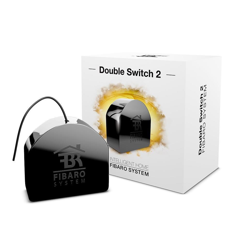 FIBARO Double Switch อุปกรณ์รีเลย์ ใช้สำหรับเปิด - ปิดอุปกรณ์ไฟฟ้า รองรับคลื่น Z Wave 921.4 MHz