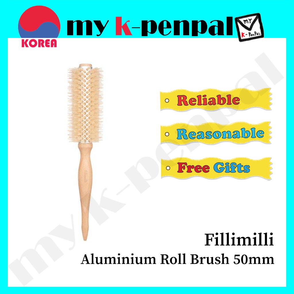 [fillimilli] แปรงม้วนผม 50 มม. 50mm Roll Brush / หวีแปรงผม / ส่งจากเกาหลี