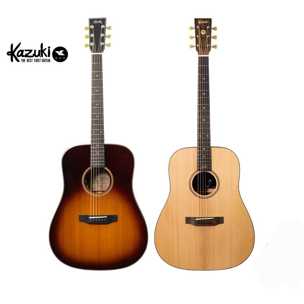 Kazuki x Kob Micro All Solid Top Solid Electric Acoustic Guitar กีตาร์โปร่ง โปร่งไฟฟ้า คาซูกิ กบไมโค