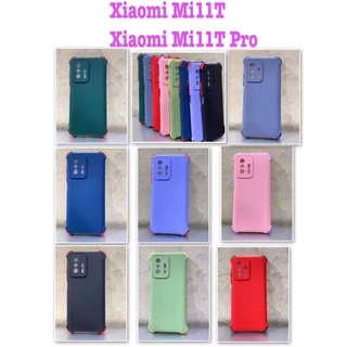 Xiaomi 11T/11T Pro CASE TPU นิ่มสีพาสเทล แบบด้าน บาง ลดรอยนิ้ว คลุมกล้อง มีปุ่มกันกระแทก